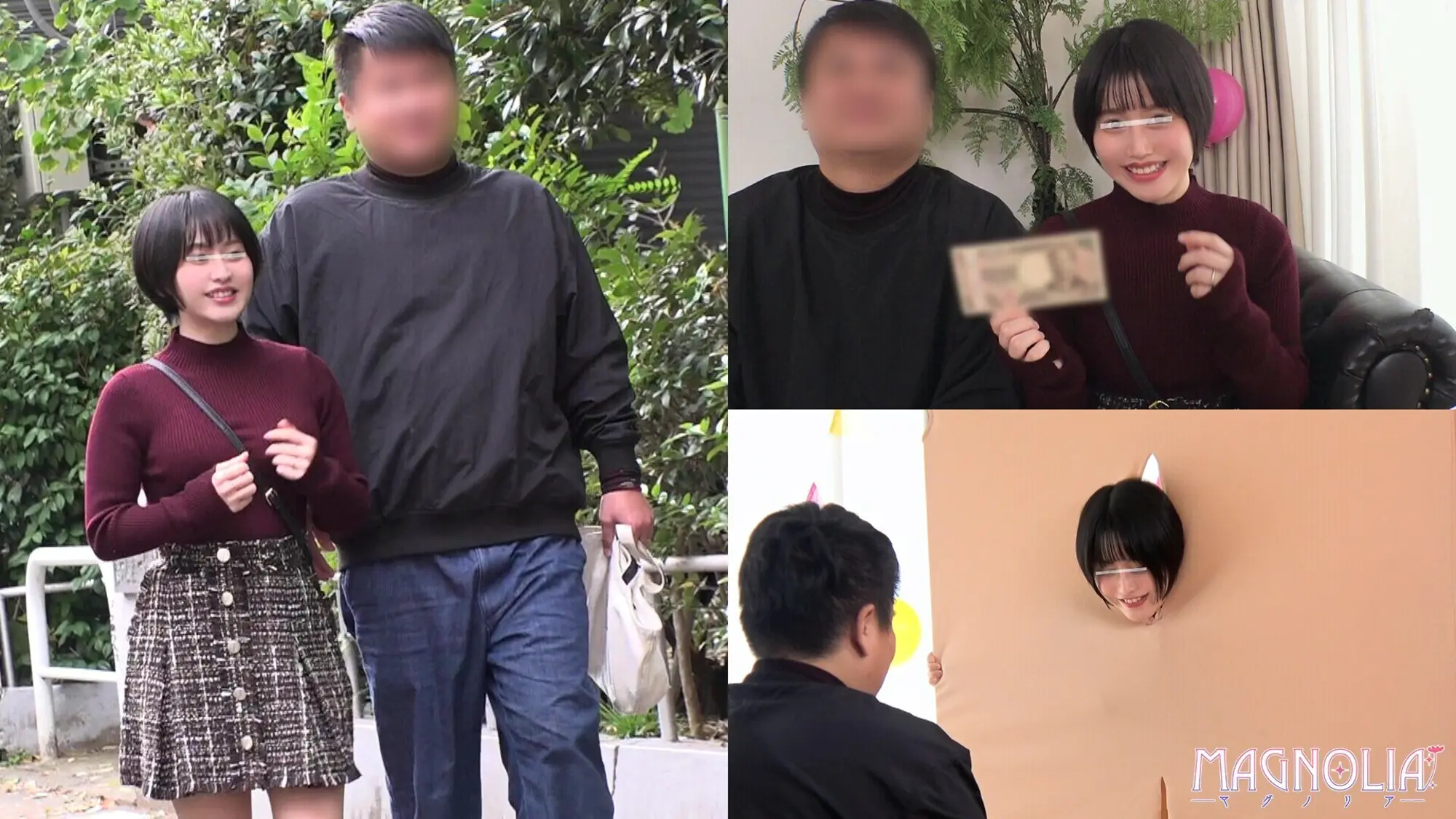 『仲良し夫婦限定!壁穴から顔を出したまま身体にイタズラを受けて連想ゲーム!』笑顔の素敵な巨乳人妻が挑戦!性感帯をおもちゃで責められ漏れ出る喘ぎ声!ゲーム続行不可レベルのイキっぷりで連続中出しNTRセックス!!【街角素人モニタリング♯まや♯25歳】